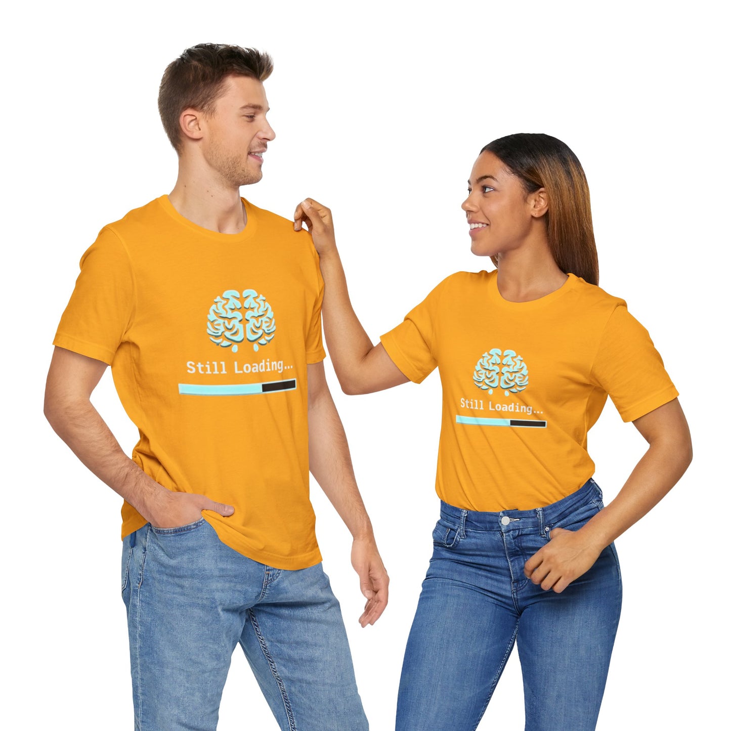 Brain still loading! Unisex Boxed Tee