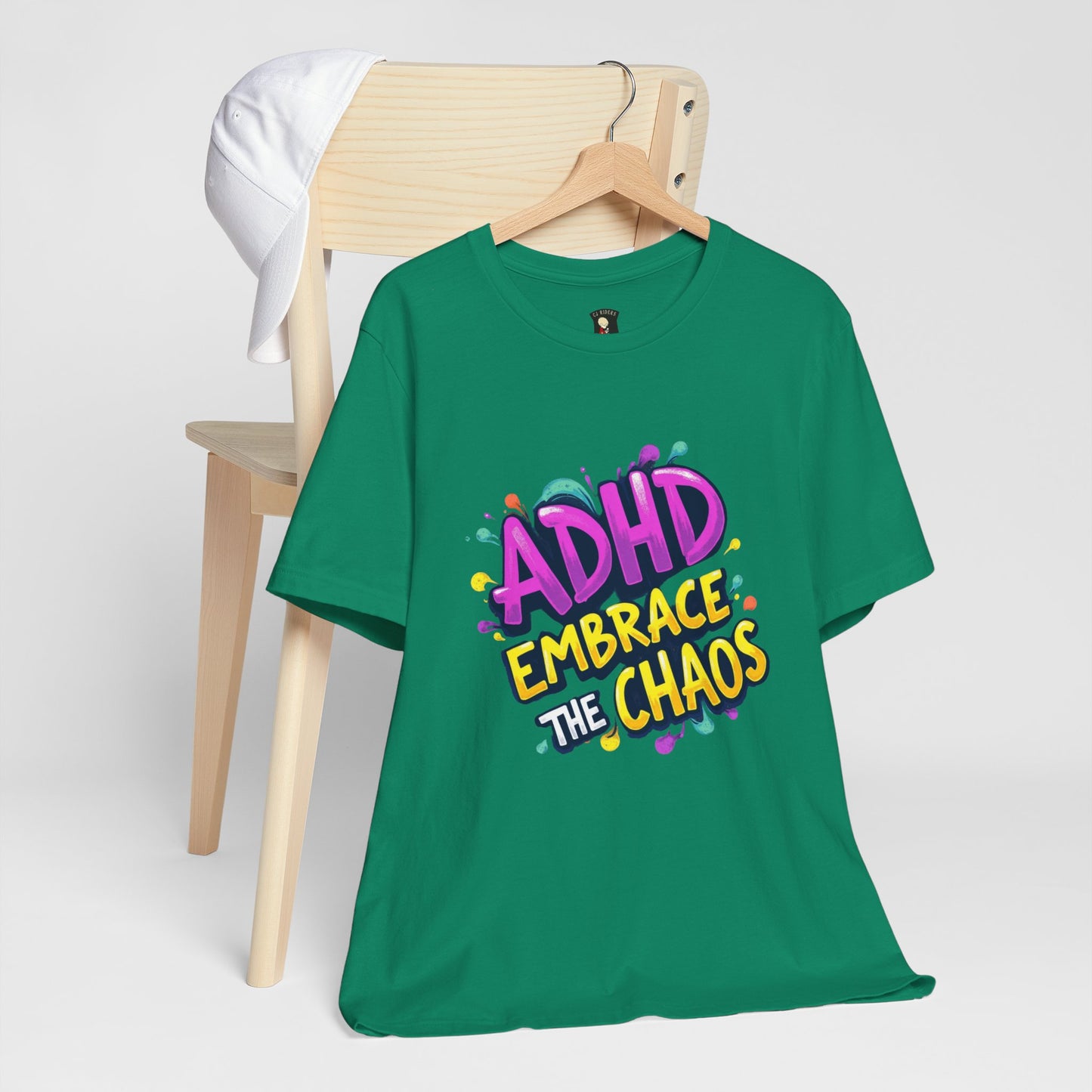 ADHD Embrace the Chaos! Unisex Boxed Tee