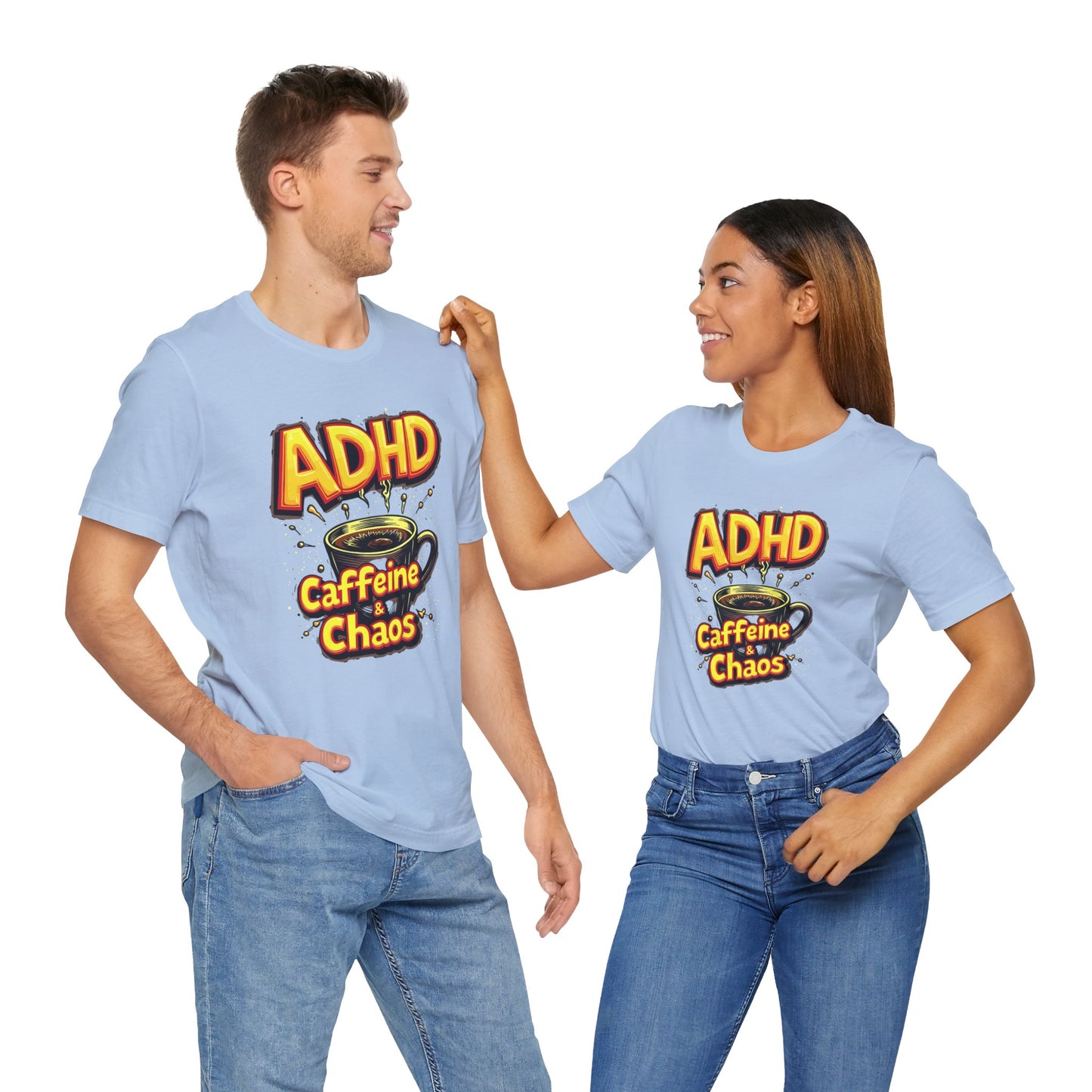 ADHD Caffeine & Chaos! Unisex Boxed Tee