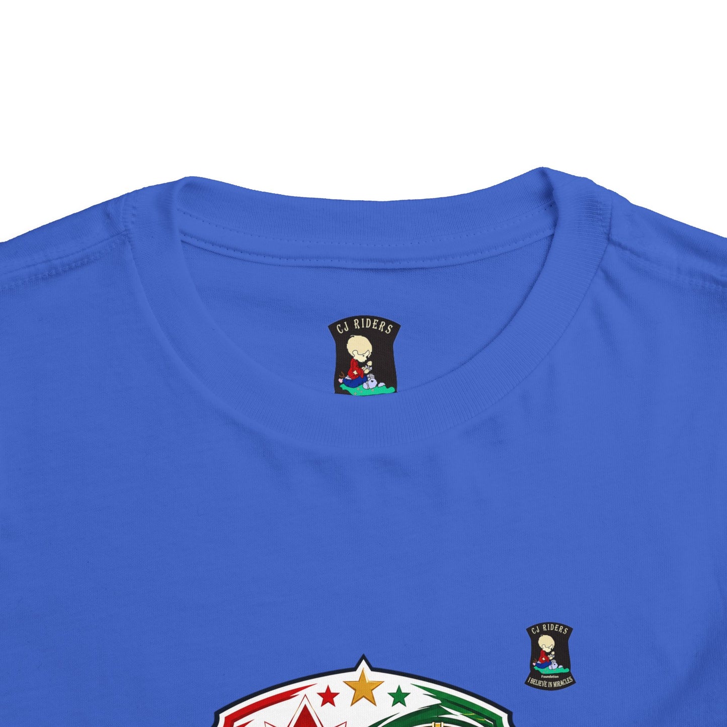 Toddler Tee — "United by Passion" Canada Portugal Soccer Crest
