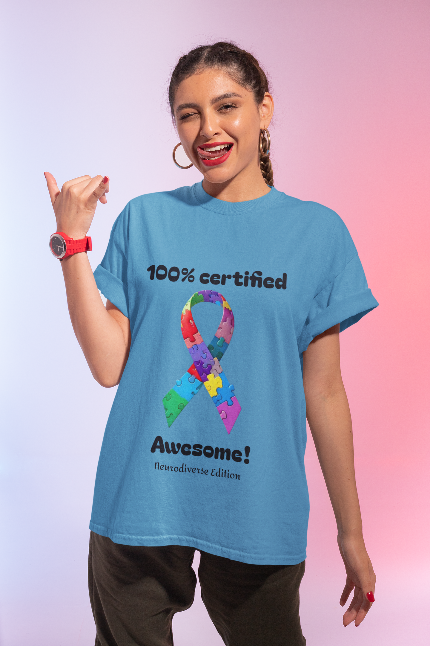 100% Certified Awesome! Unisex Boxed Tee