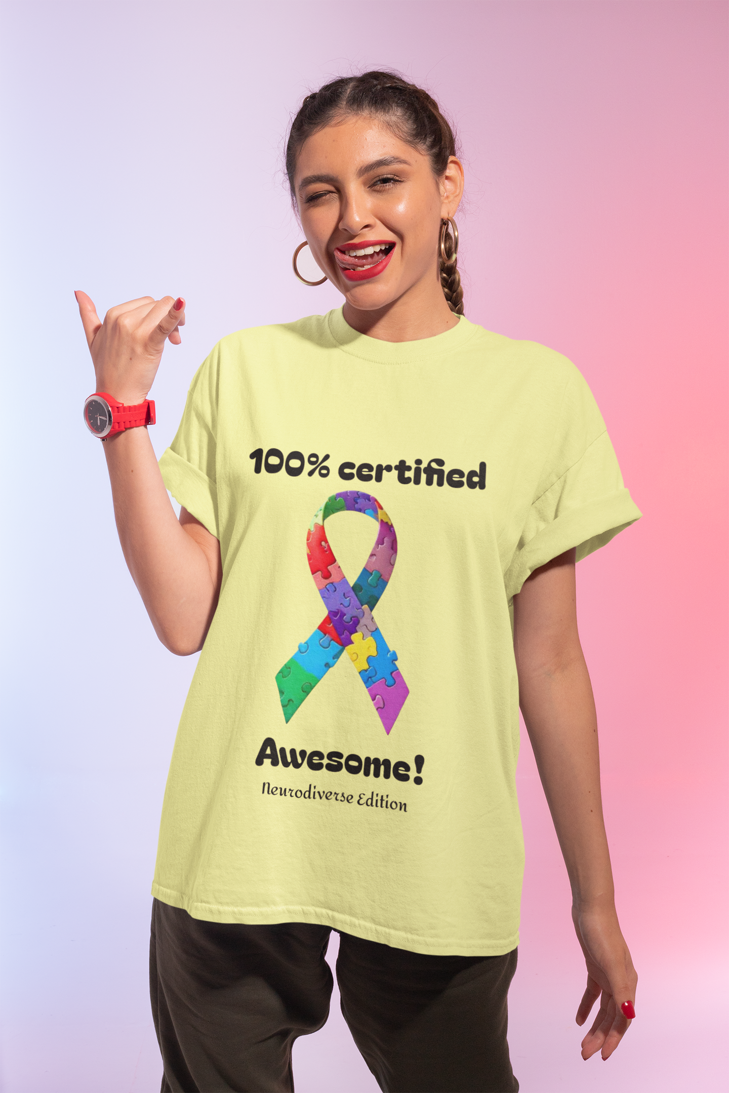100% Certified Awesome! Unisex Boxed Tee