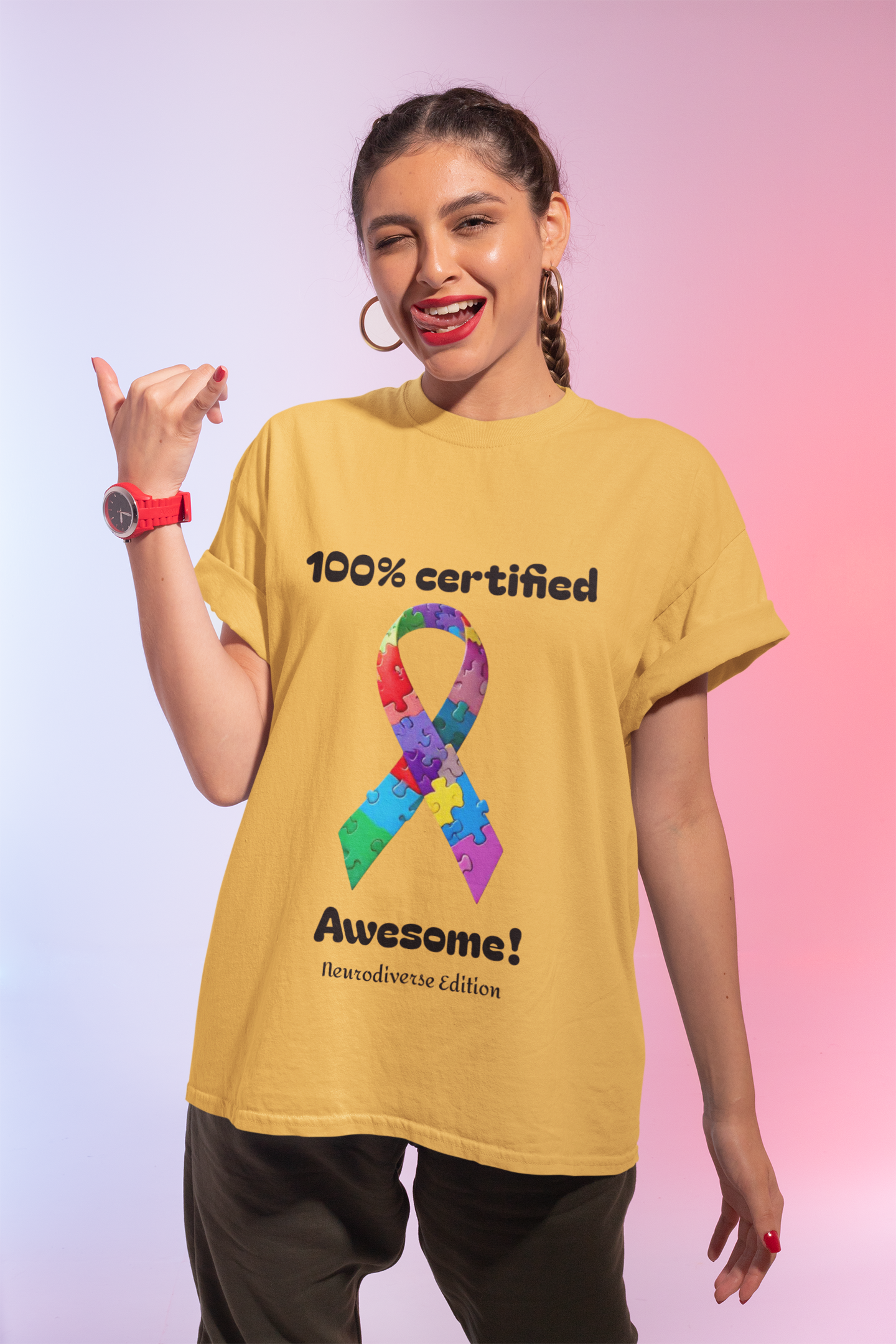 100% Certified Awesome! Unisex Boxed Tee