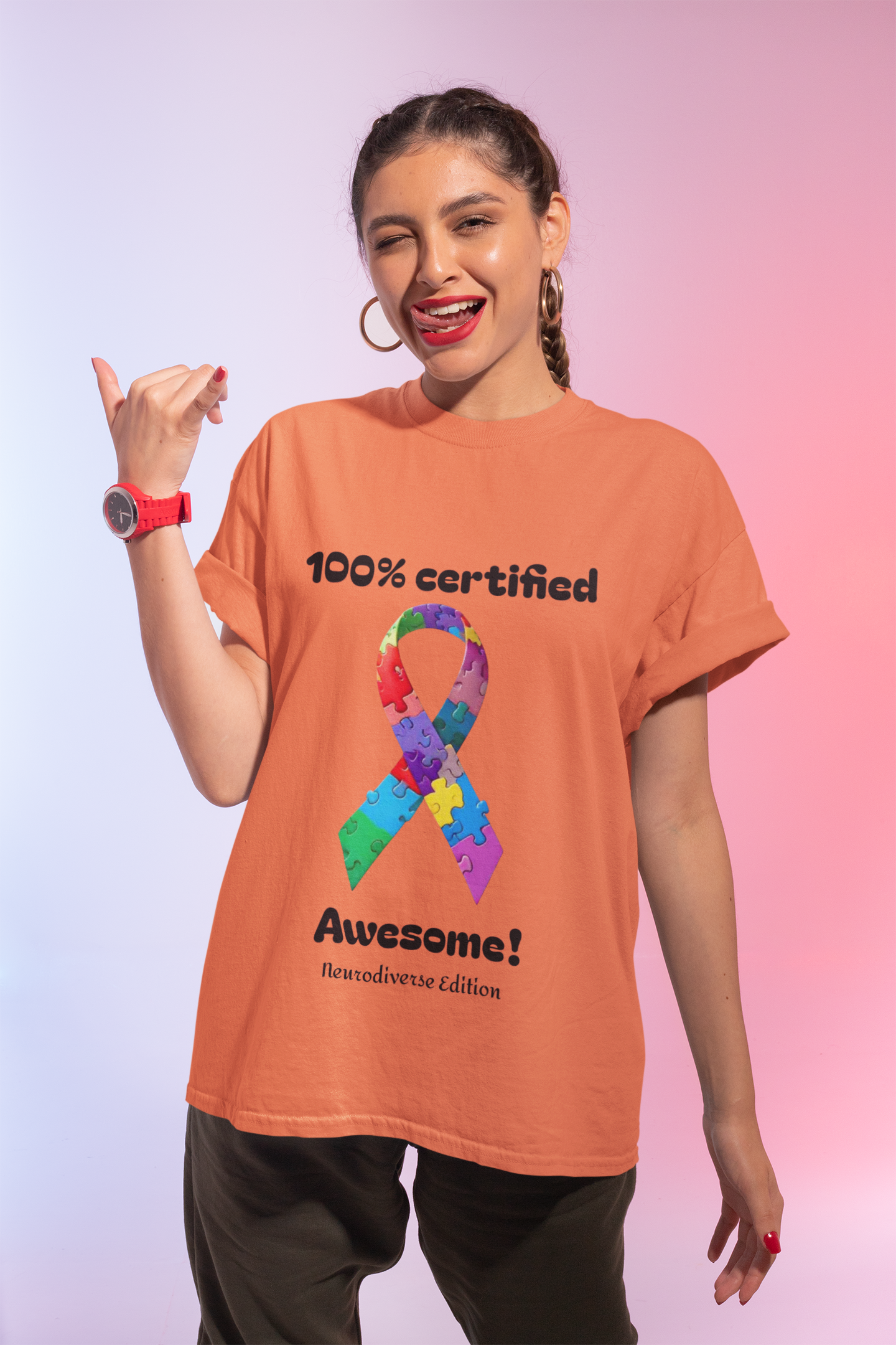 100% Certified Awesome! Unisex Boxed Tee
