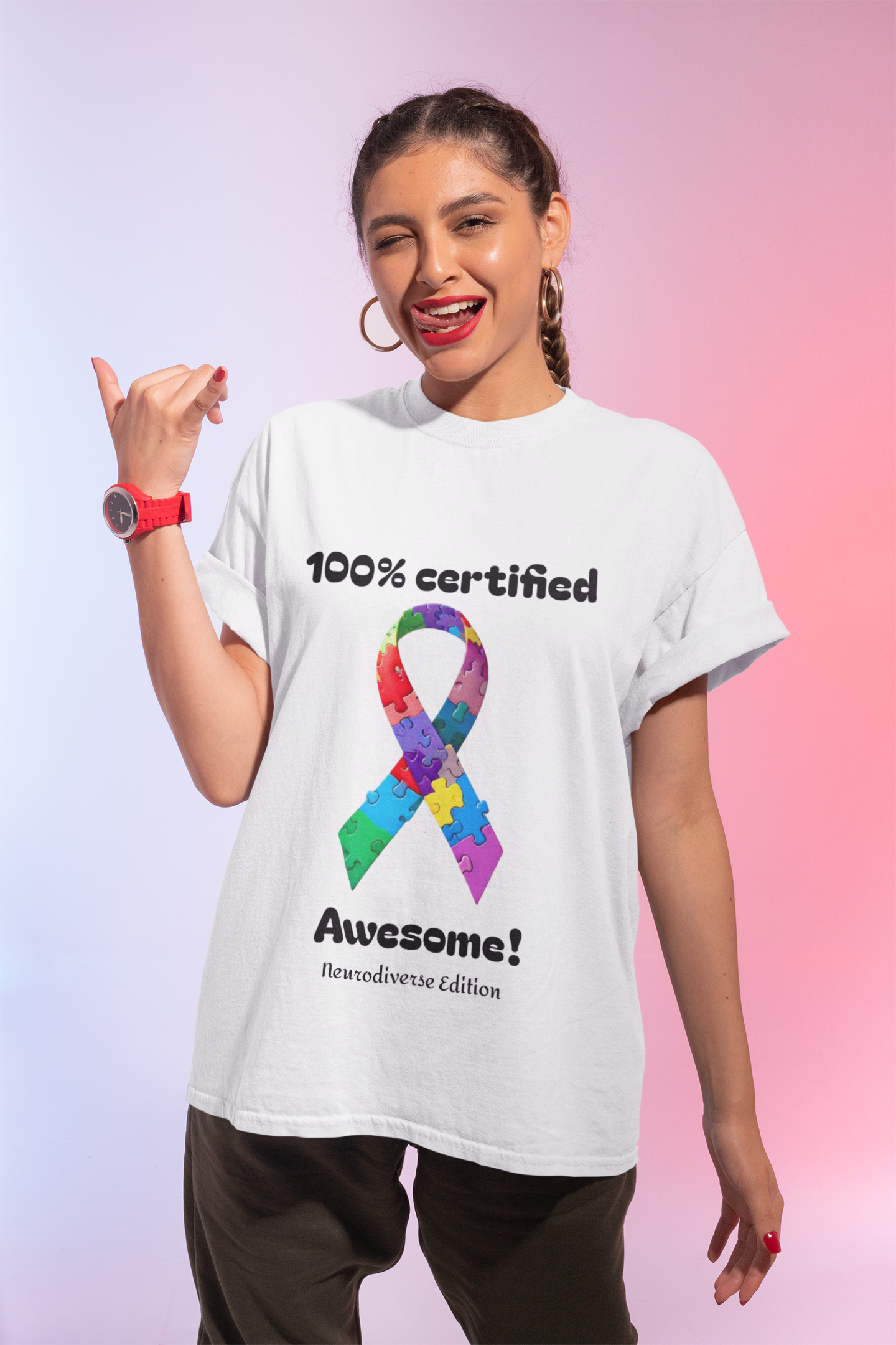 100% Certified Awesome! Unisex Boxed Tee