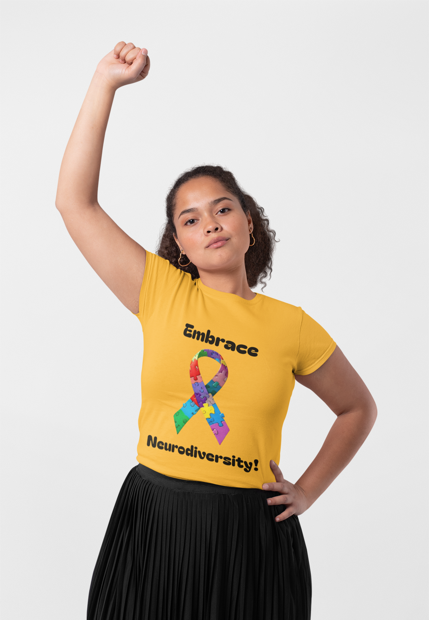 Embrace Neurodiversity! Unisex Boxed Tee
