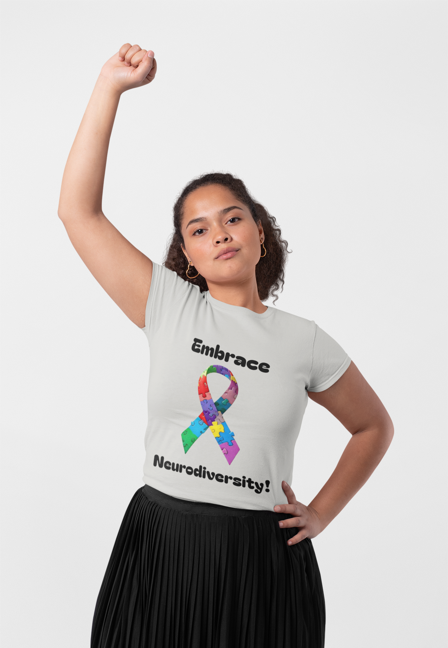 Embrace Neurodiversity! Unisex Boxed Tee
