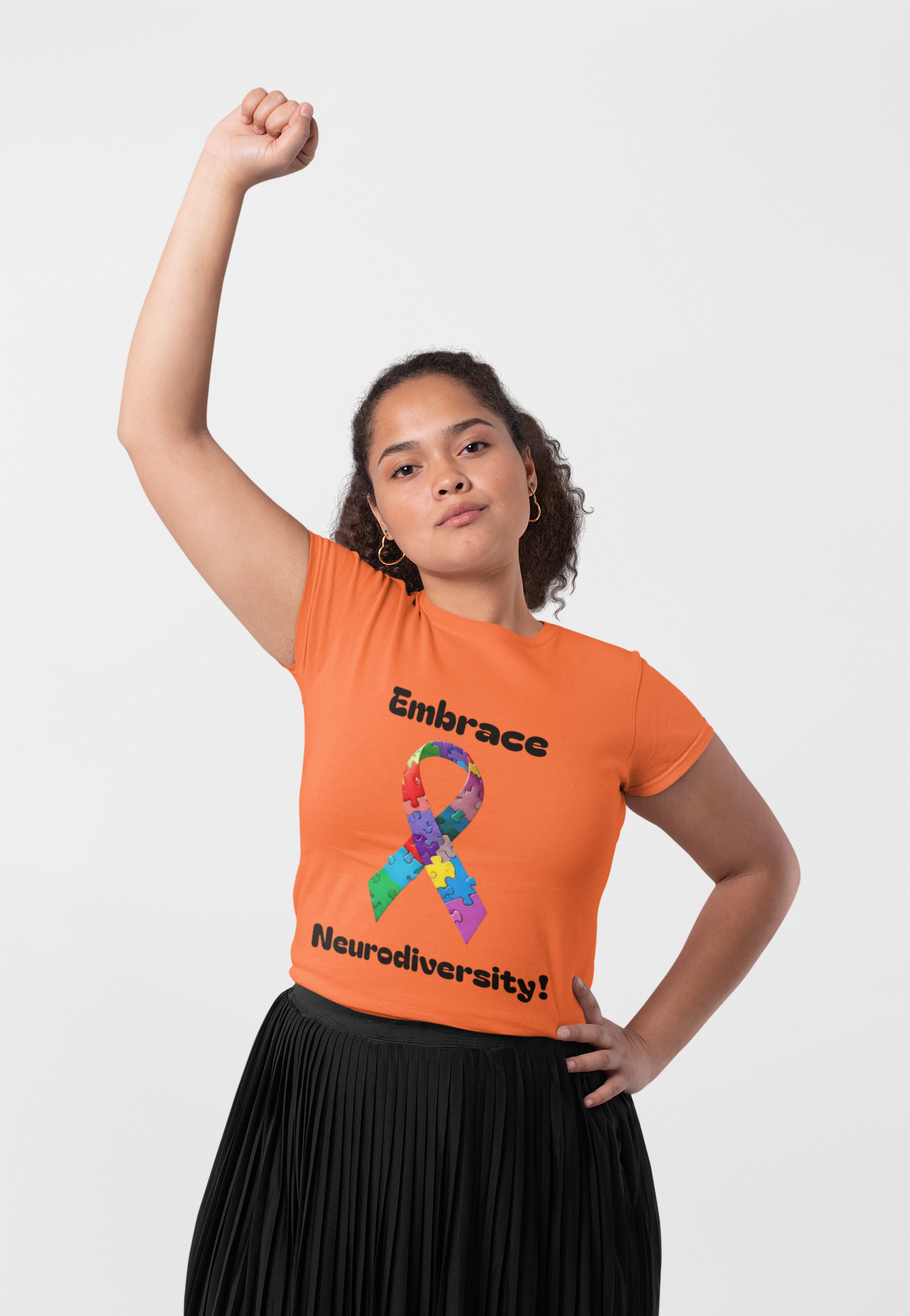 Embrace Neurodiversity! Unisex Boxed Tee