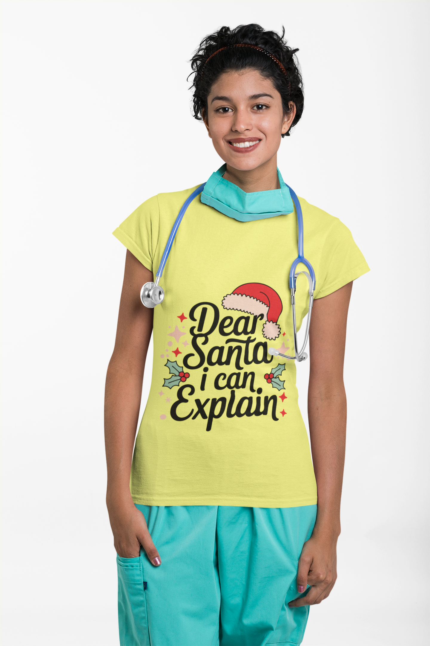 Dear Santa I Can Explain Unisex Boxed Tee