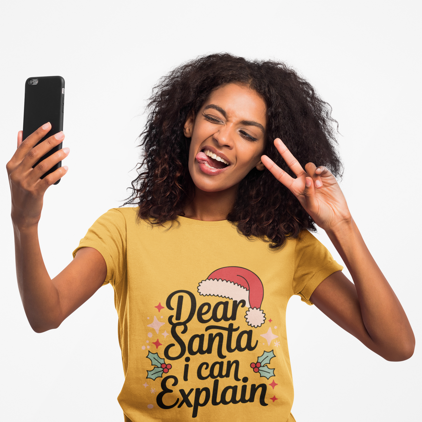 Dear Santa I Can Explain Unisex Boxed Tee