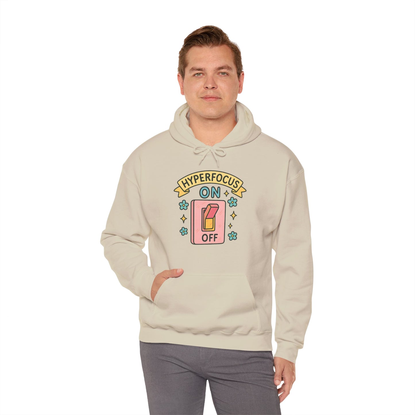 Hyperfocus Unisex Hooded Sweatshirt - Embrace Focus and Comfort!
