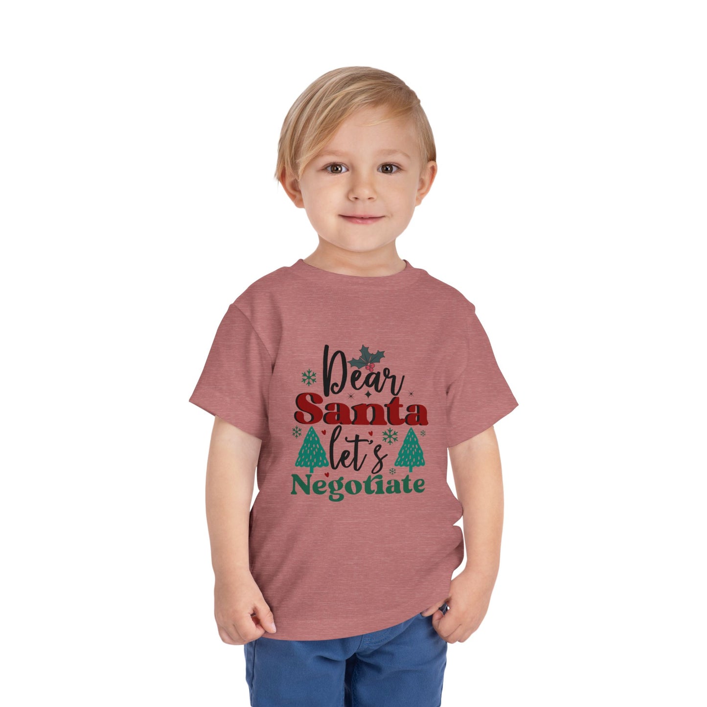 Dear Santa Negotiation Toddler Tee