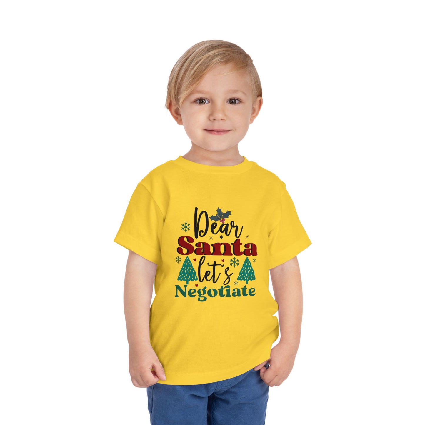 Dear Santa Negotiation Toddler Tee