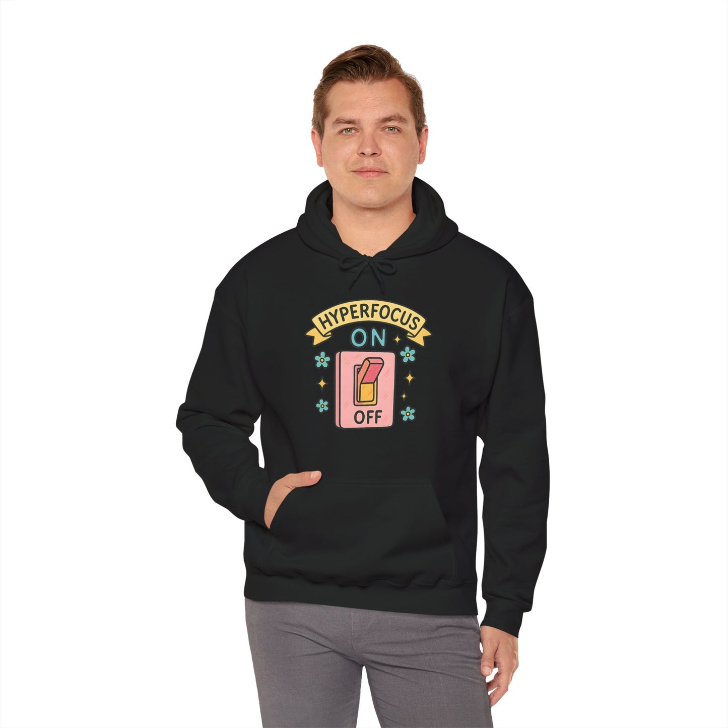 Hyperfocus Unisex Hooded Sweatshirt - Embrace Focus and Comfort!