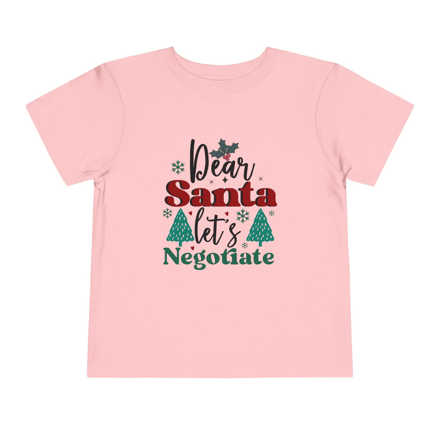 Dear Santa Negotiation Toddler Tee