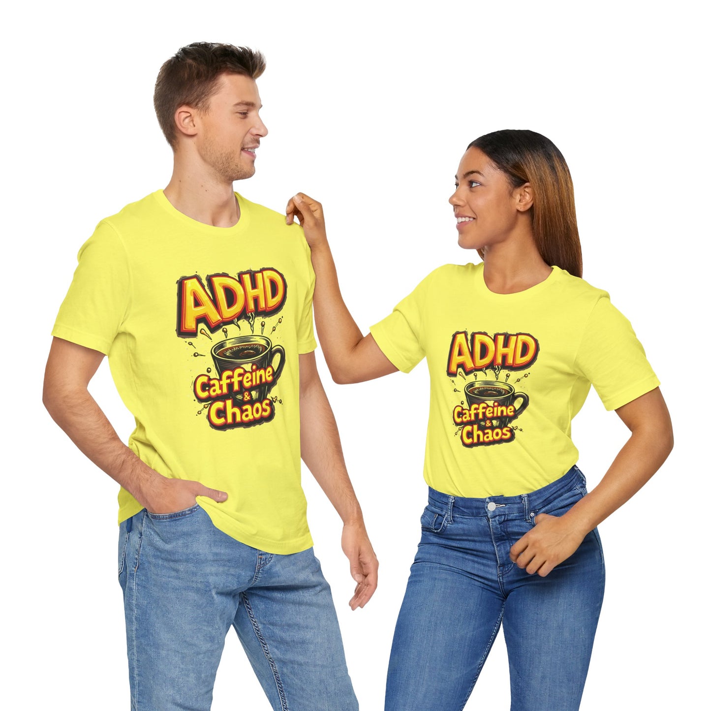 ADHD Caffeine & Chaos! Unisex Boxed Tee