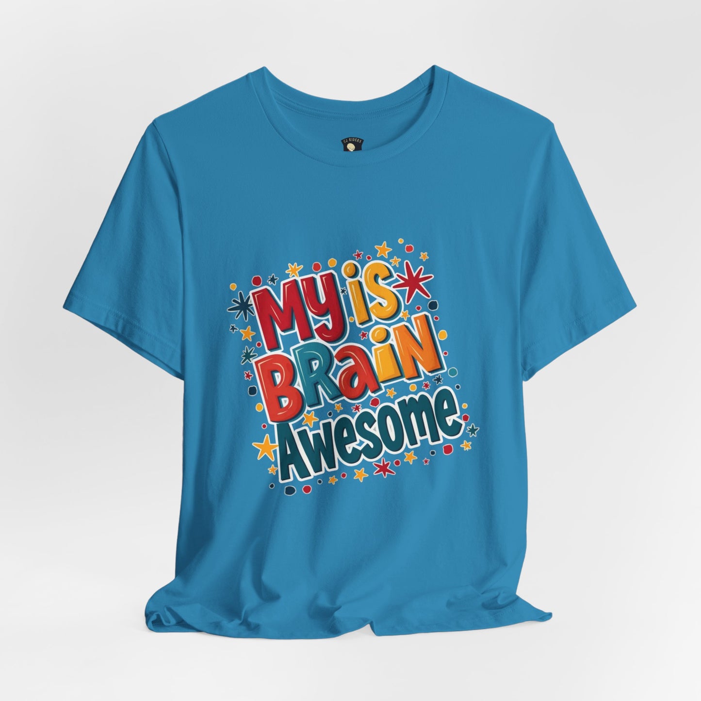 My Is Brain Awesome! Unisex Boxed Tee