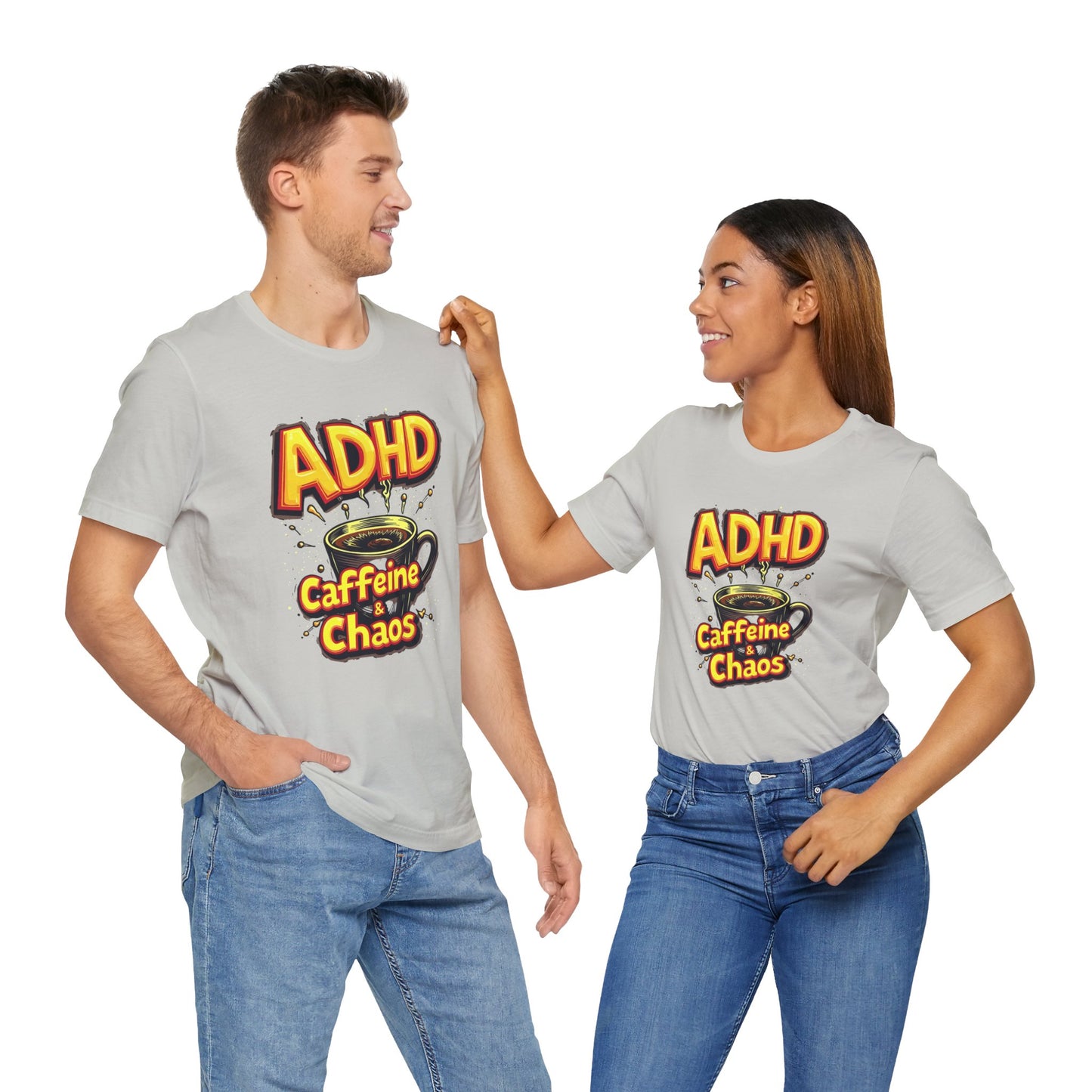 ADHD Caffeine & Chaos! Unisex Boxed Tee