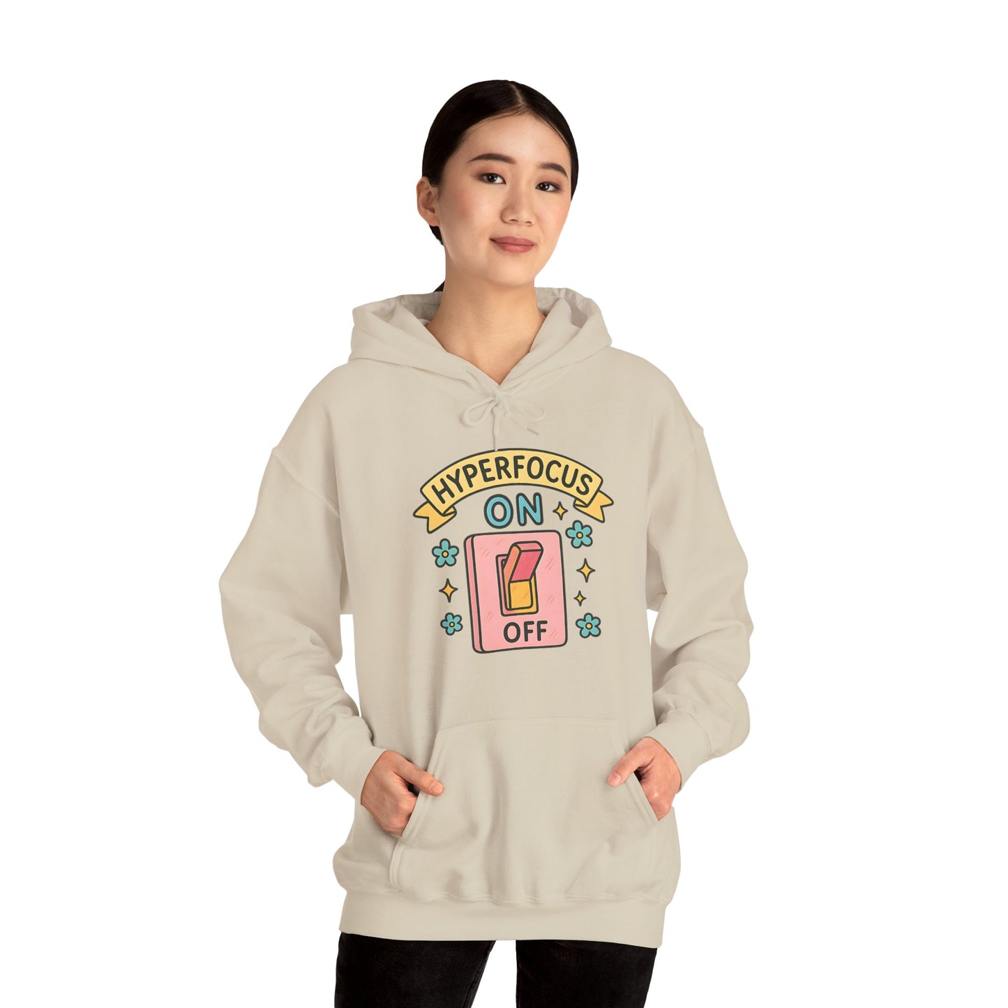 Hyperfocus Unisex Hooded Sweatshirt - Embrace Focus and Comfort!
