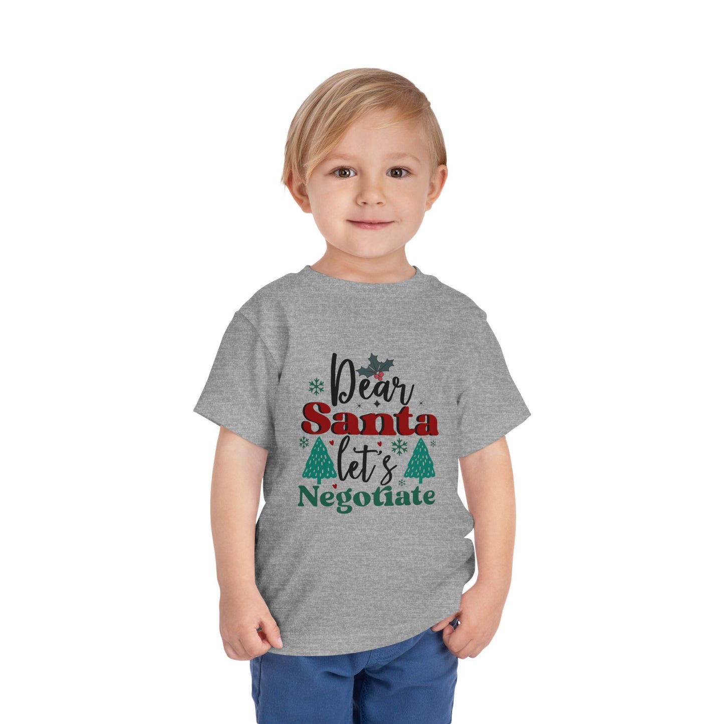 Dear Santa Negotiation Toddler Tee