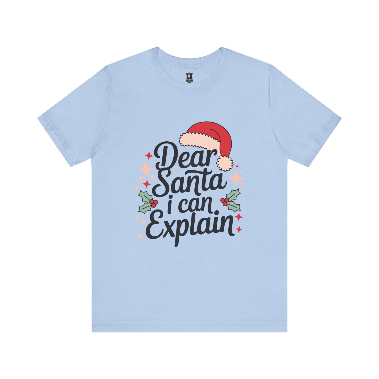 Dear Santa I Can Explain Unisex Boxed Tee