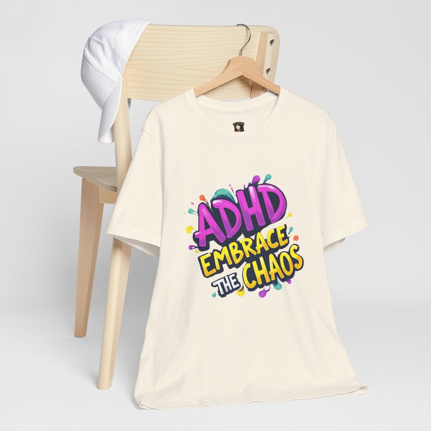 ADHD Embrace the Chaos! Unisex Boxed Tee