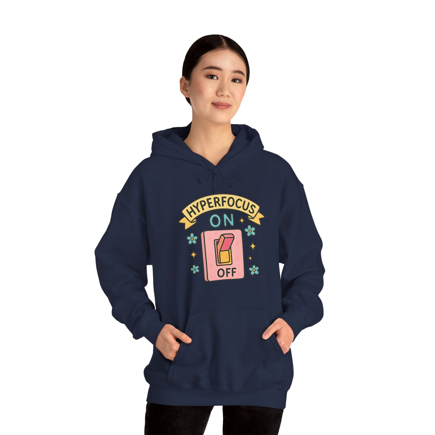 Hyperfocus Unisex Hooded Sweatshirt - Embrace Focus and Comfort!