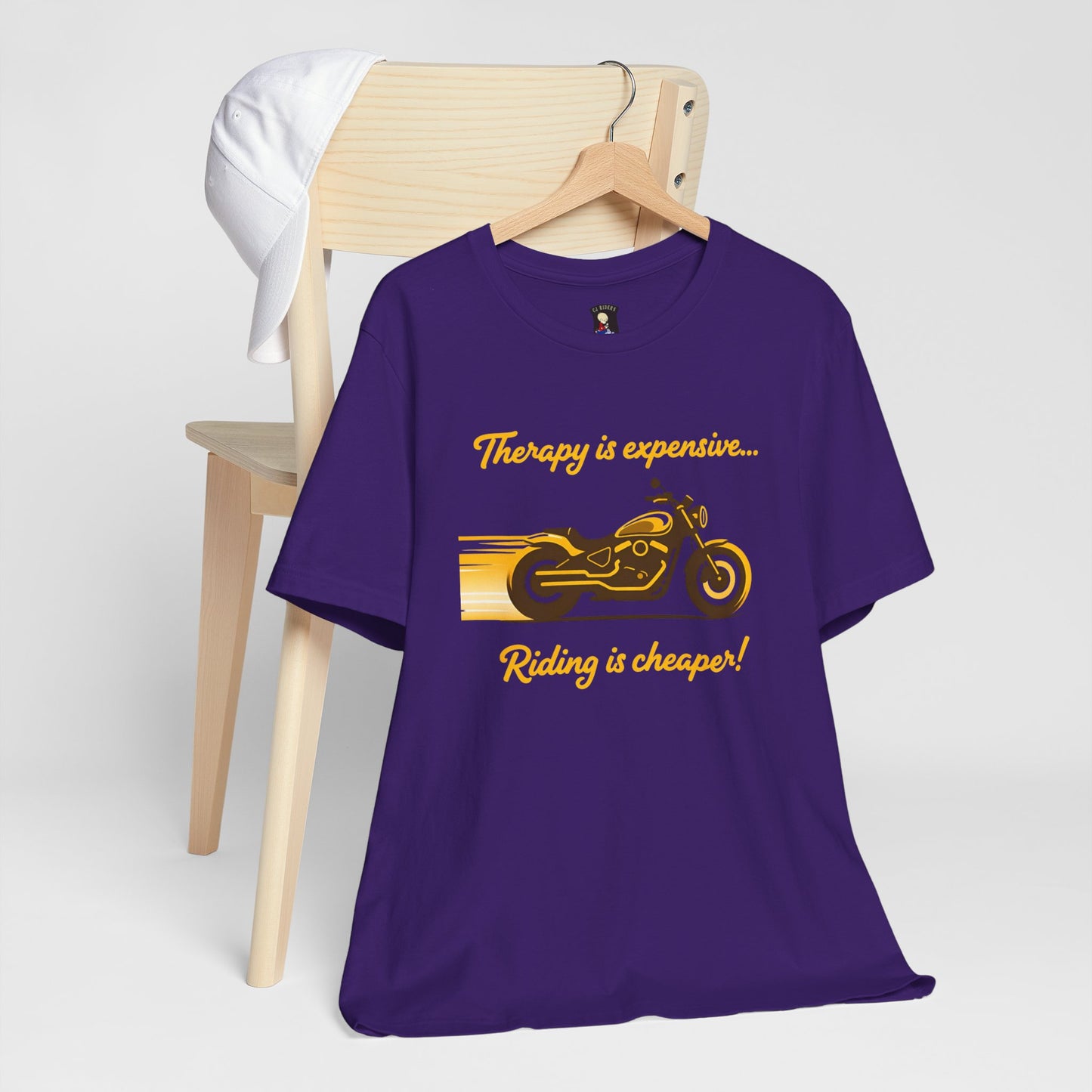 Motorcycle Therapy Unisex Tee - Riding is Cheaper!