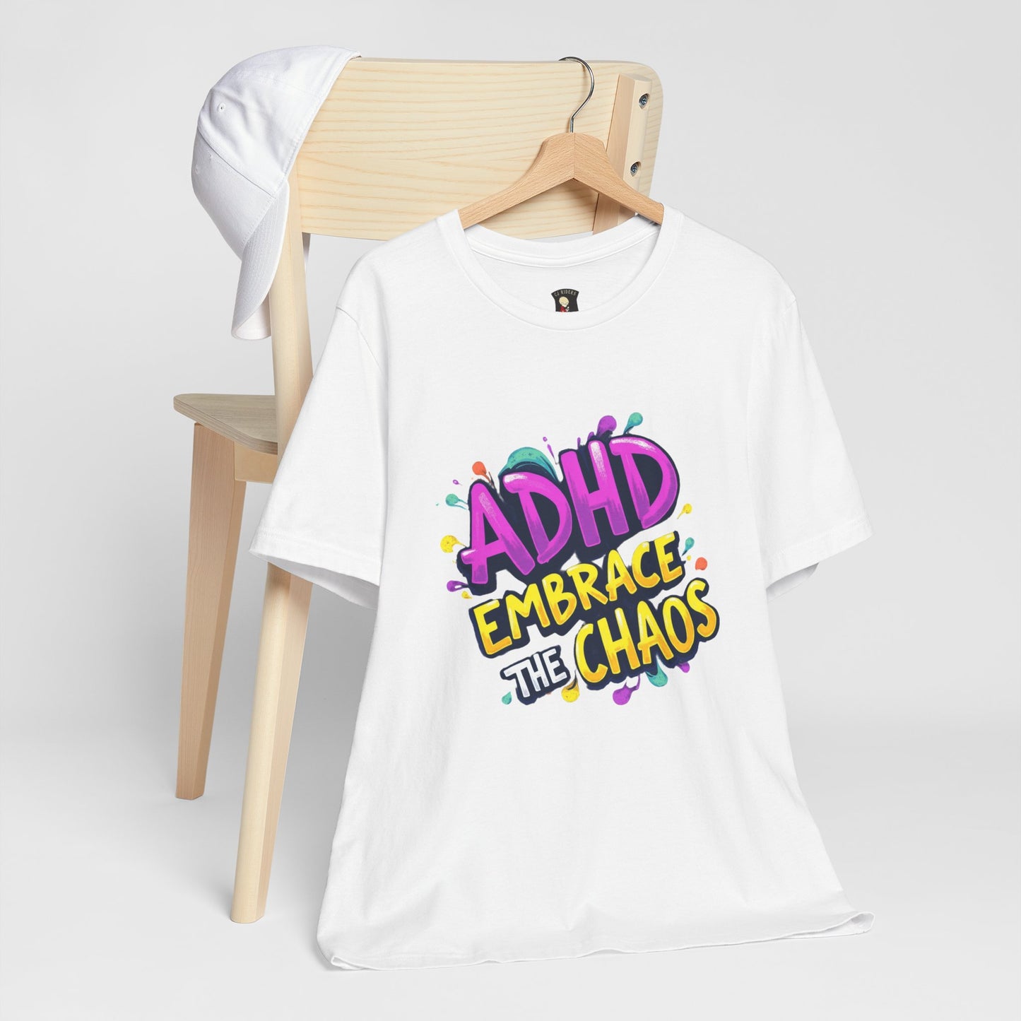 ADHD Embrace the Chaos! Unisex Boxed Tee