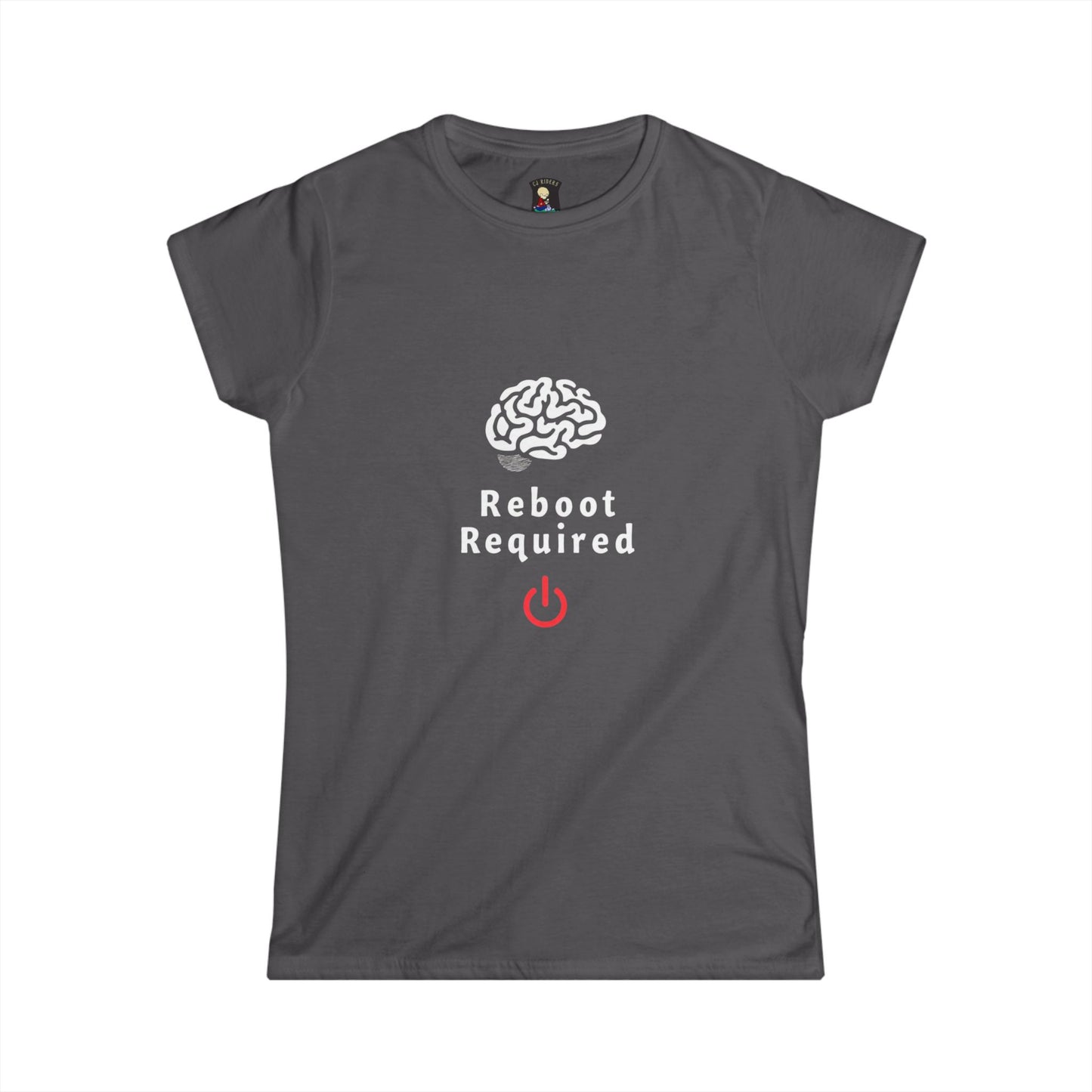 Reboot Required - Women Tee - Playful Power On Design