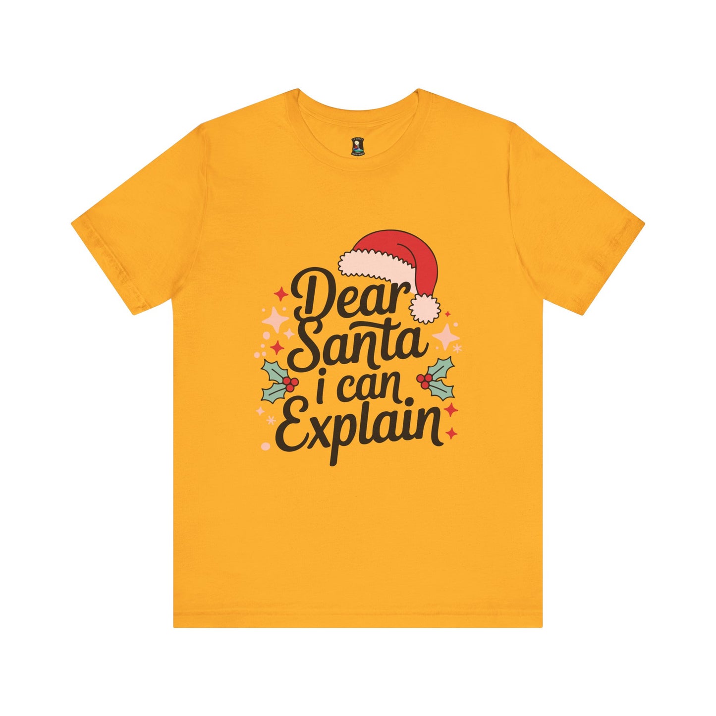 Dear Santa I Can Explain Unisex Boxed Tee