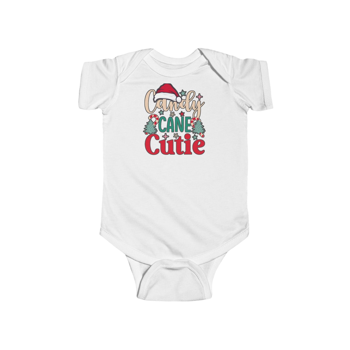 Candy Cane Cutie Baby Bodysuit - Christmas Infant Onesie