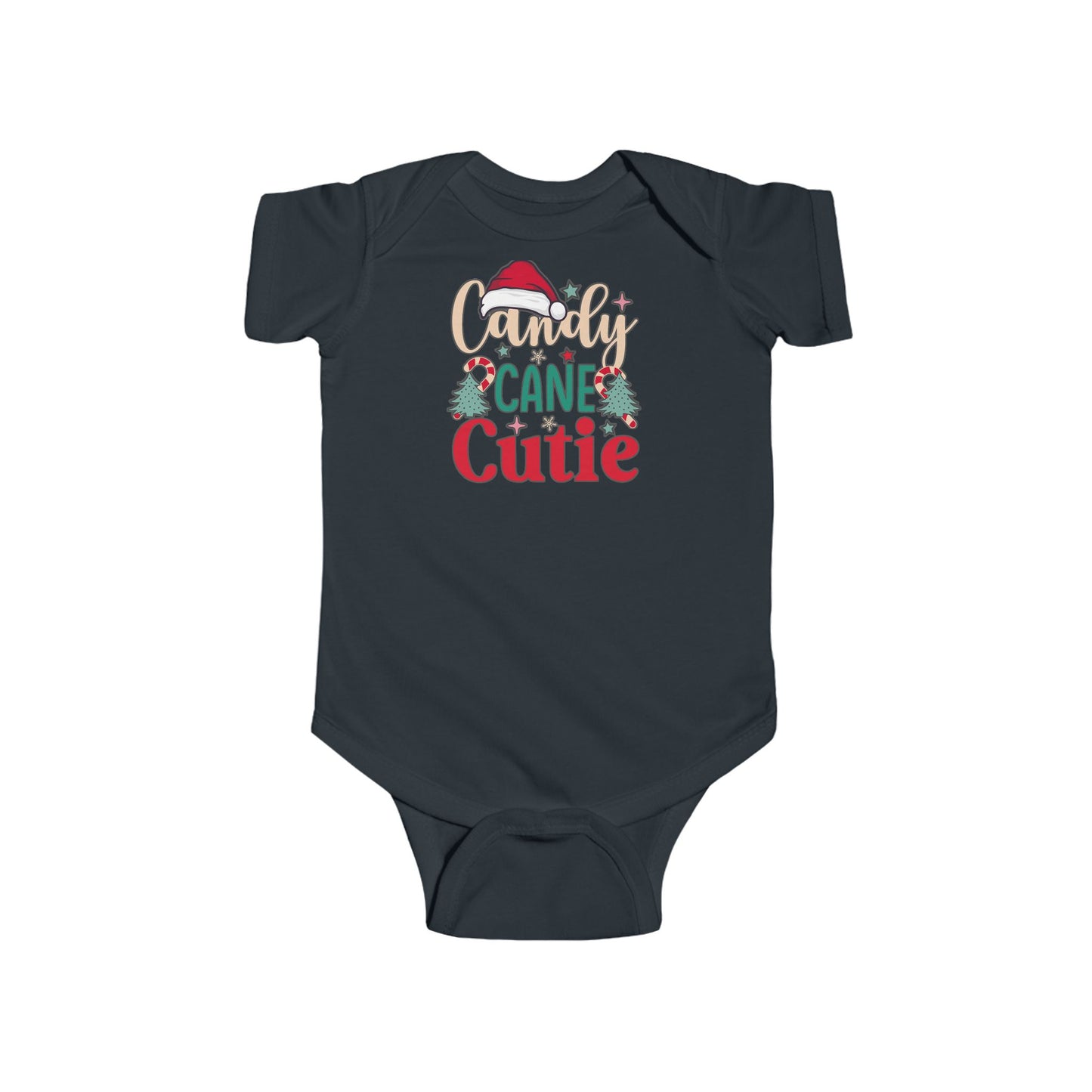 Candy Cane Cutie Baby Bodysuit - Christmas Infant Onesie