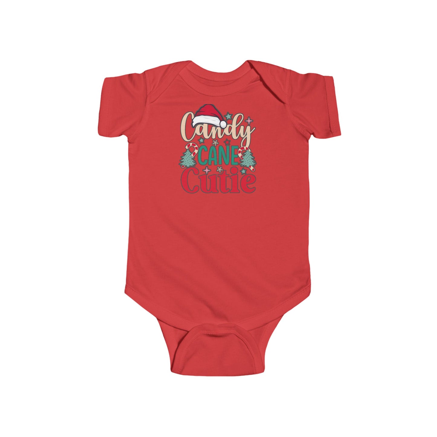 Candy Cane Cutie Baby Bodysuit - Christmas Infant Onesie