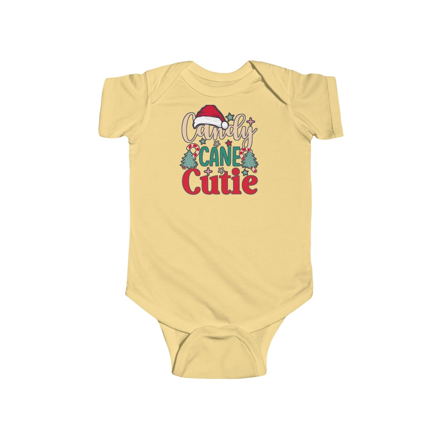 Candy Cane Cutie Baby Bodysuit - Christmas Infant Onesie