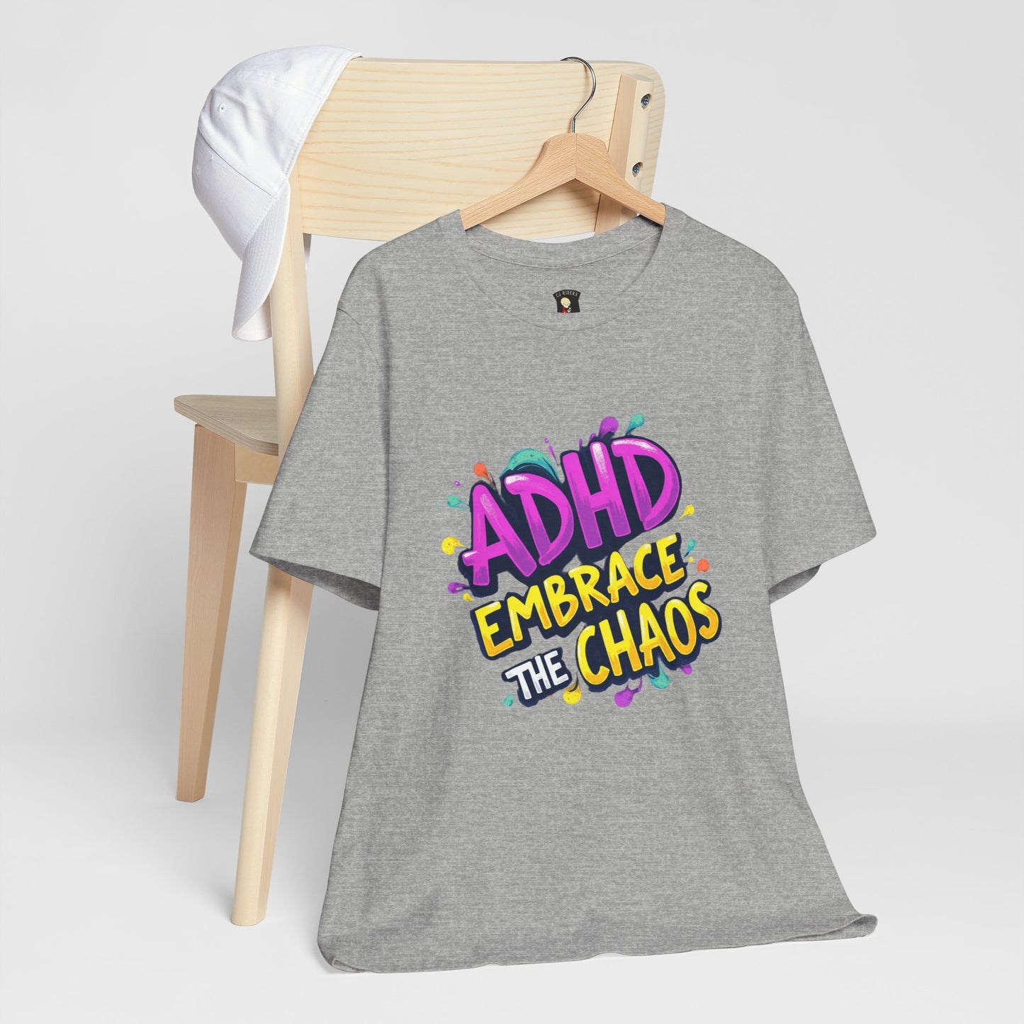 ADHD Embrace the Chaos! Unisex Boxed Tee