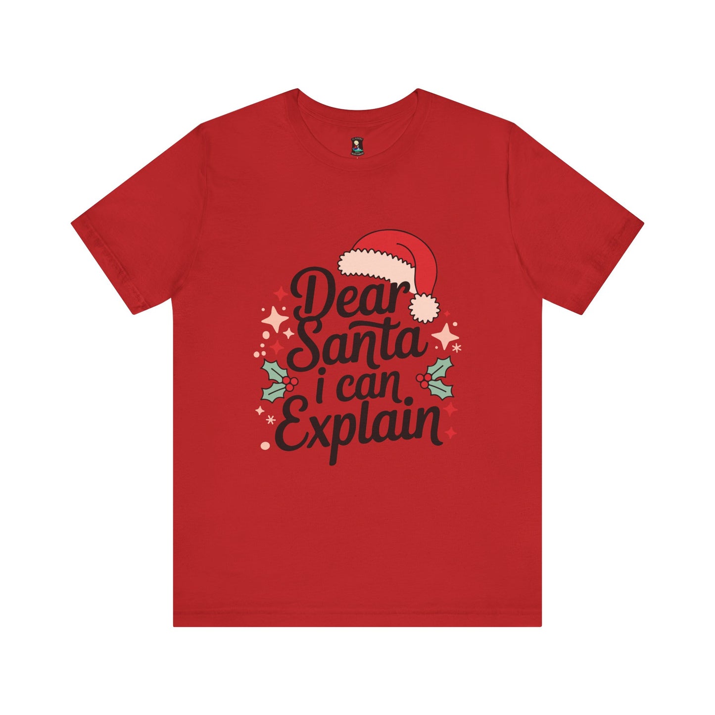 Dear Santa I Can Explain Unisex Boxed Tee