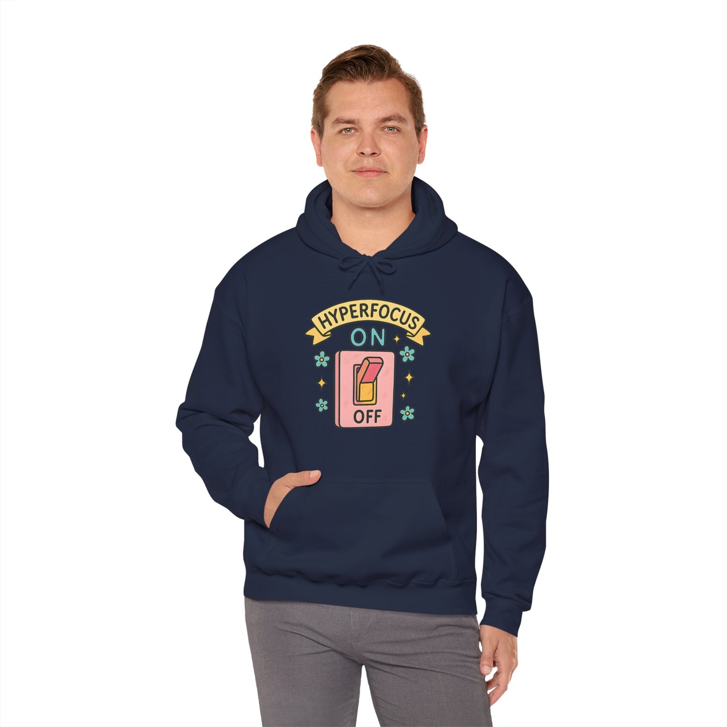 Hyperfocus Unisex Hooded Sweatshirt - Embrace Focus and Comfort!