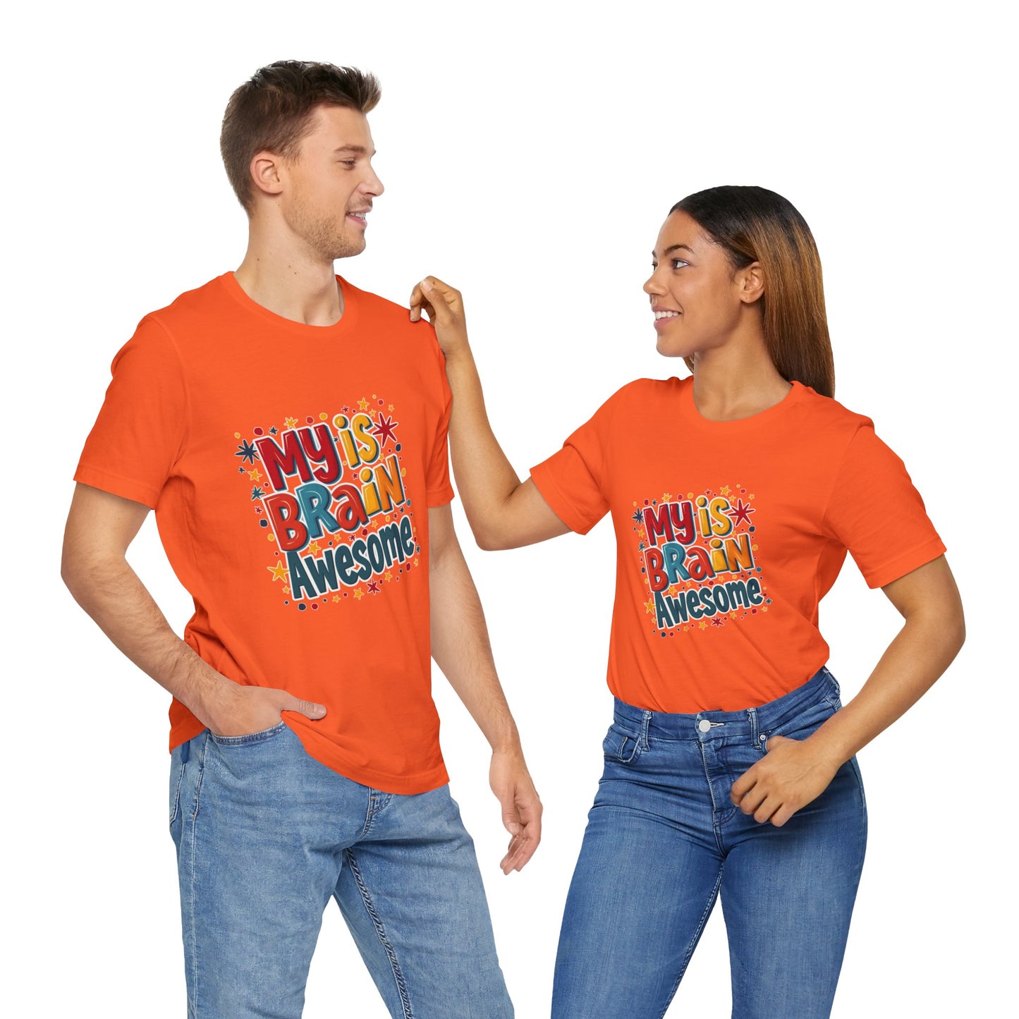 My Is Brain Awesome! Unisex Boxed Tee