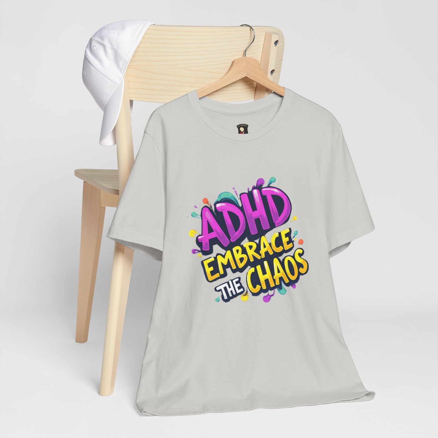 ADHD Embrace the Chaos! Unisex Boxed Tee