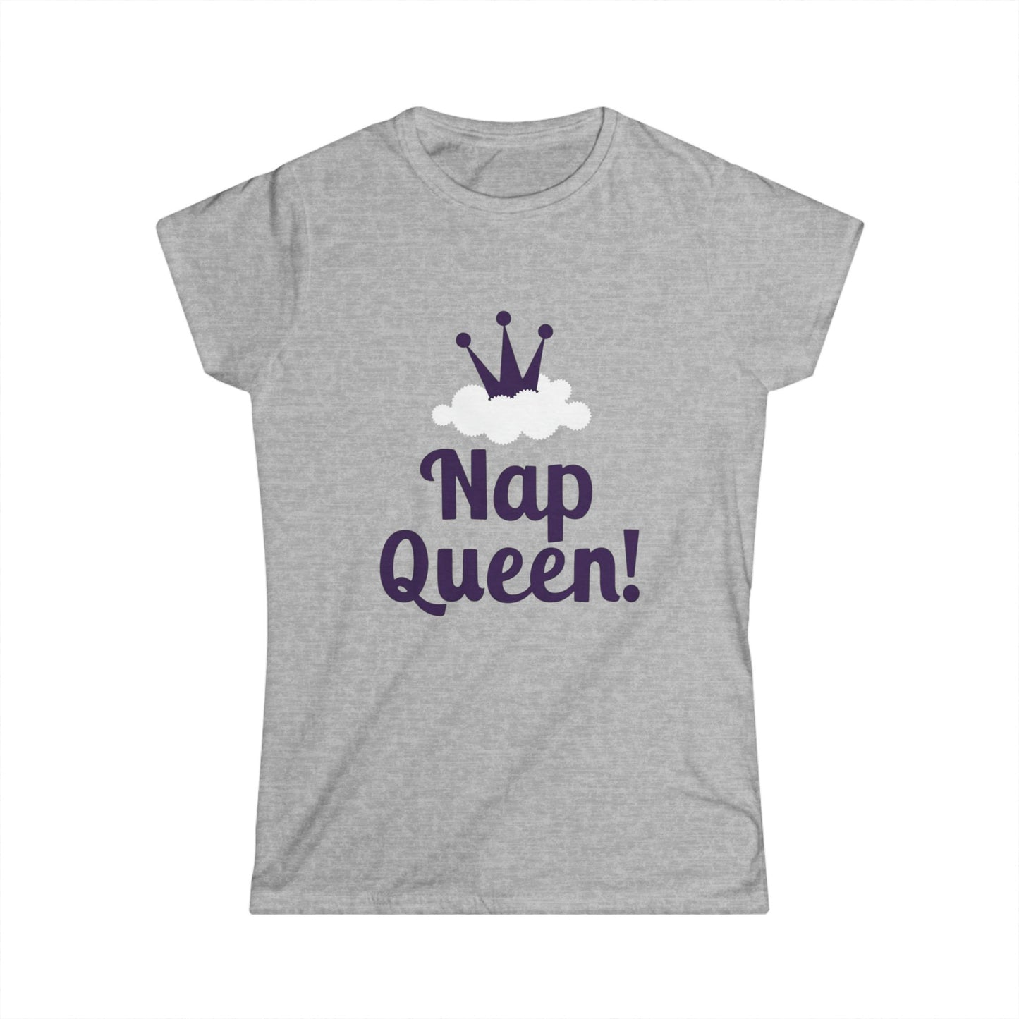 Nap Queen Women's Softstyle Tee - Perfect Gift for Nap Lovers