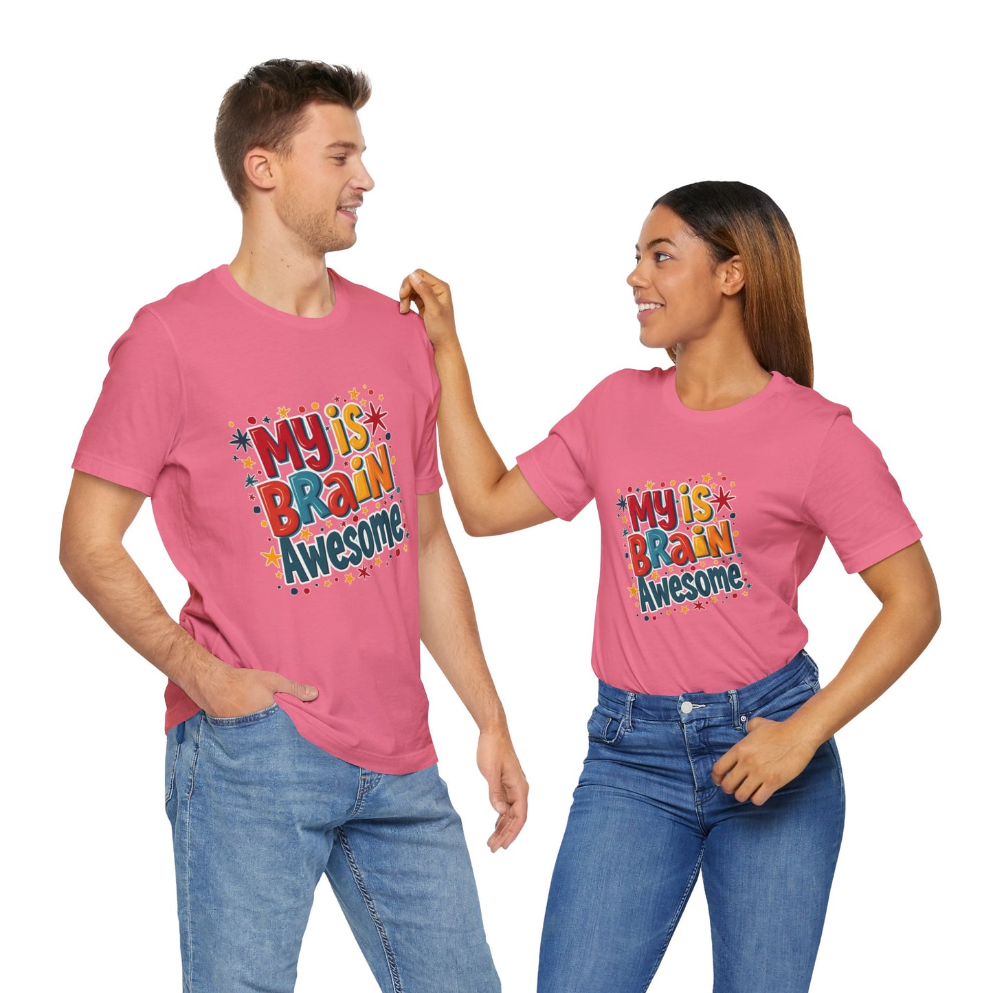 My Is Brain Awesome! Unisex Boxed Tee