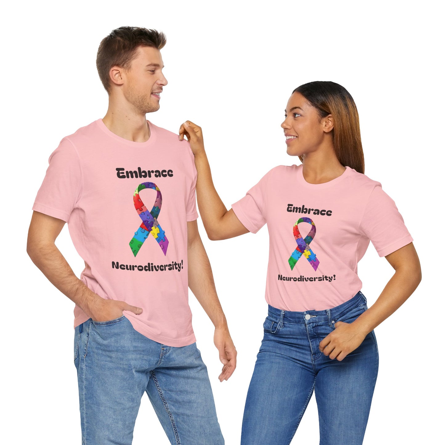 Embrace Neurodiversity! Unisex Boxed Tee