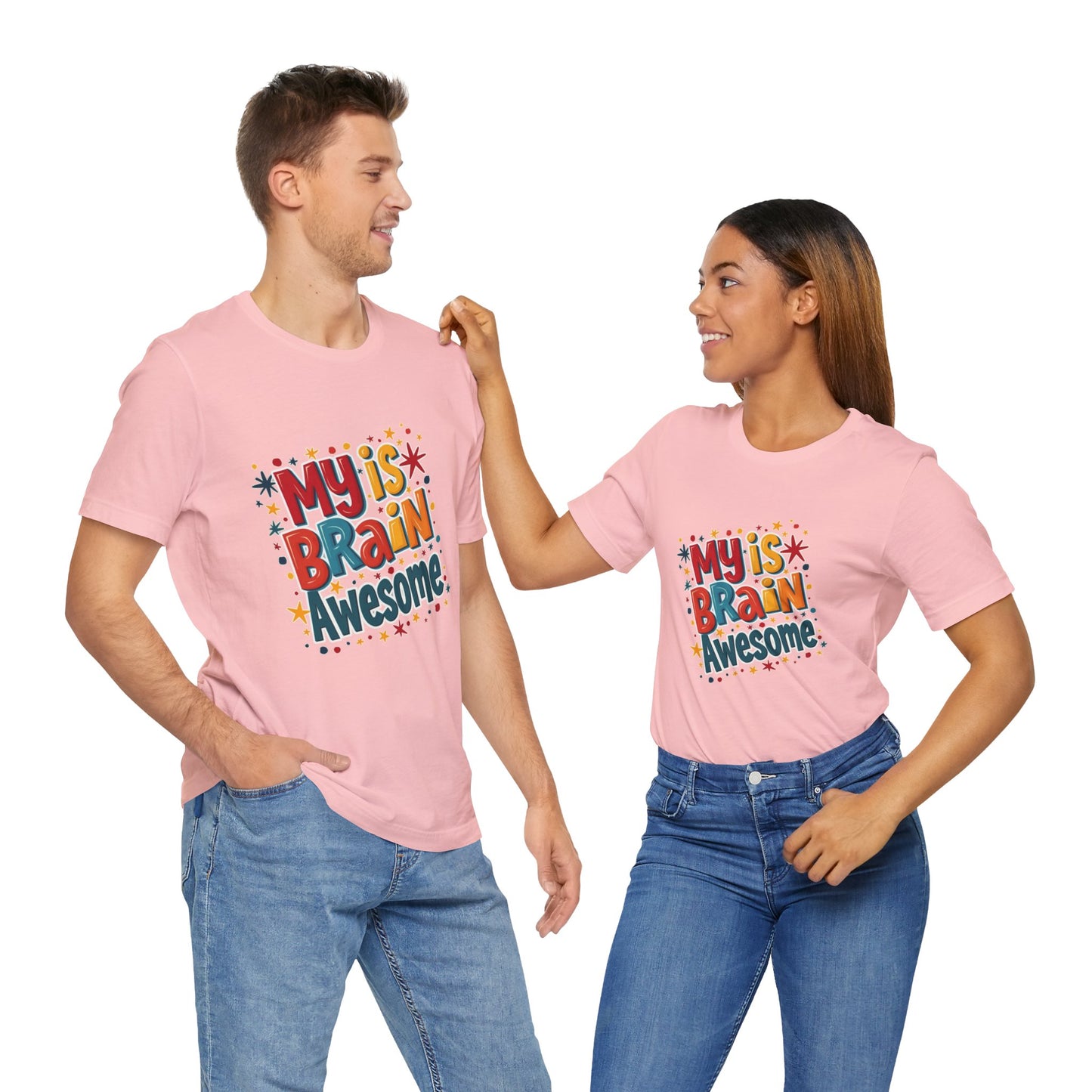 My Is Brain Awesome! Unisex Boxed Tee