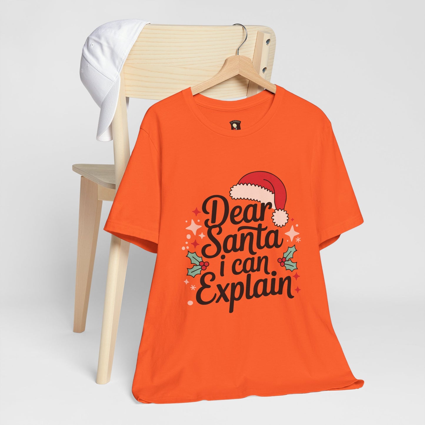 Dear Santa I Can Explain Unisex Boxed Tee