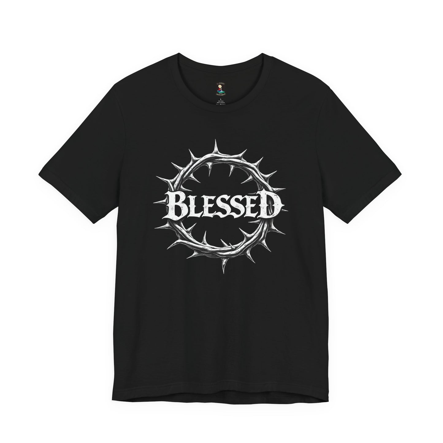 Blessed Crown Unisex Tee - Faith & Inspiration Short Sleeve Shirt
