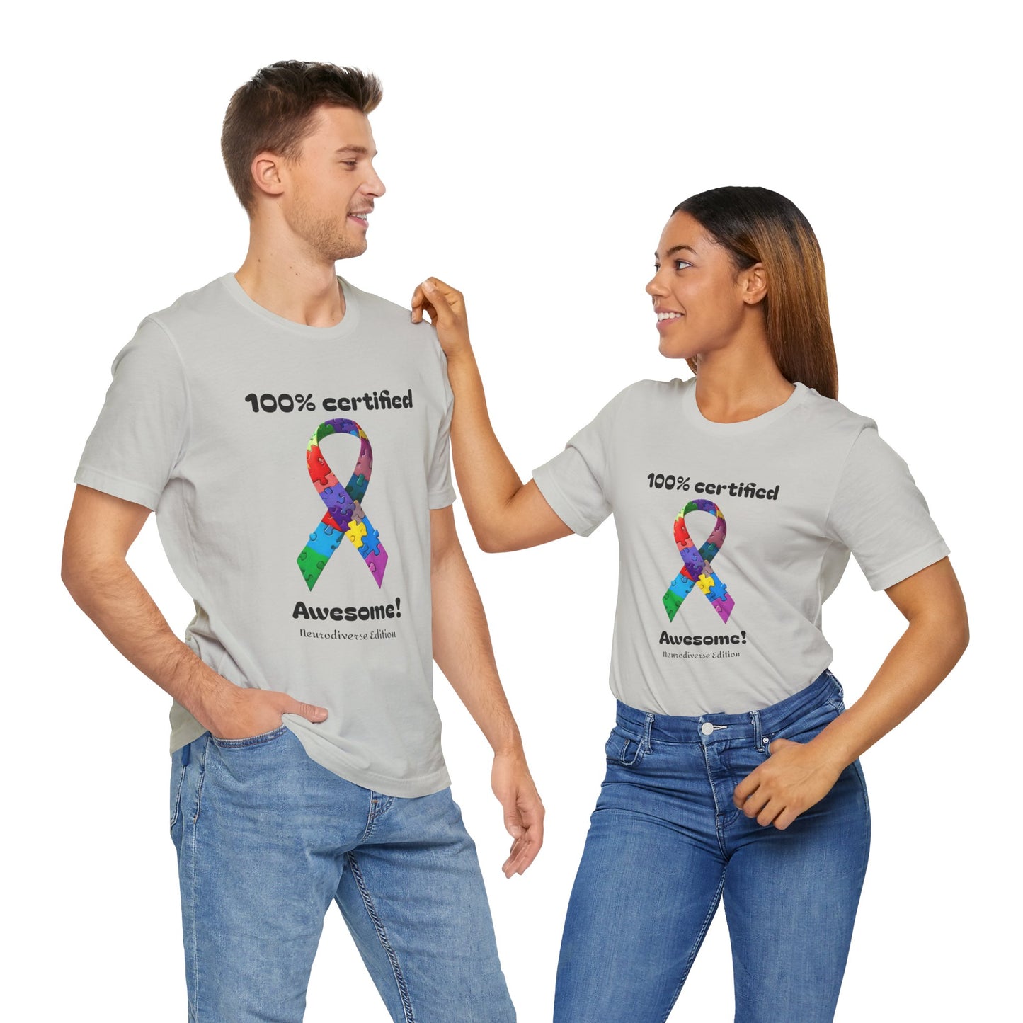 100% Certified Awesome! Unisex Boxed Tee