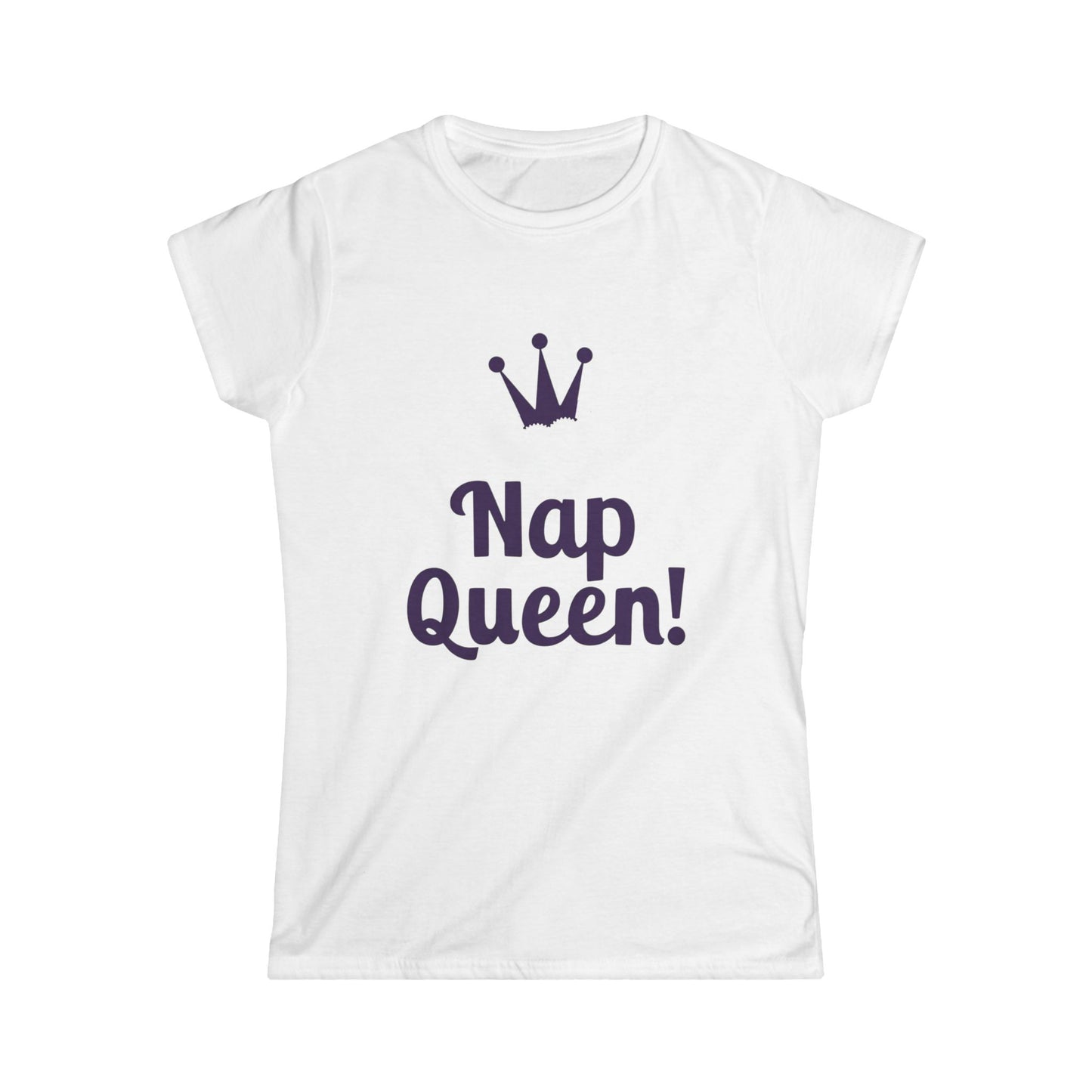 Nap Queen Women's Softstyle Tee - Perfect Gift for Nap Lovers