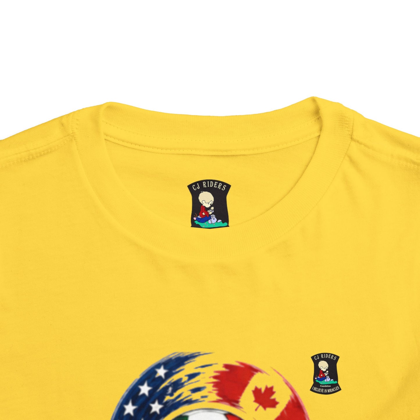2026 Hosts World Cup Toddler Tee — USA Canada Mexico Soccer Ball Design