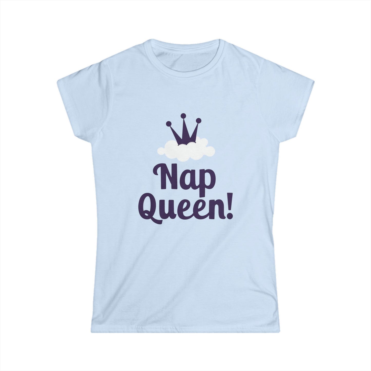 Nap Queen Women's Softstyle Tee - Perfect Gift for Nap Lovers